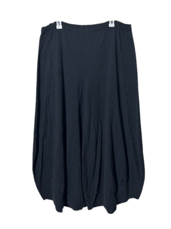 Oh My Gauze! Pants - Oh my gauze black ultra wide leg pull on pants size 2 or US L/XL flawed lantern